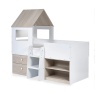 Julian Bowen Orpheus Midsleeper - Pale Wood & White
