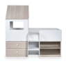 Julian Bowen Orpheus Midsleeper - Pale Wood & White