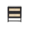 Julian Bowen Padstow 2 Drawer Bedside - Black