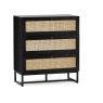 Julian Bowen Padstow 3 Drawer Chest - Black