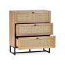 Julian Bowen Padstow 3 Drawer Chest - Oak