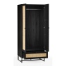 Julian Bowen Padstow Wardrobe - Black