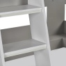 Julian Bowen Parsec Bunk Bed - Taupe & White