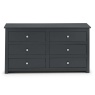 Julian Bowen Radley 6 Drawer Chest - Anthracite