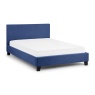 Julian Bowen Rialto Bed - Dark Blue Linen