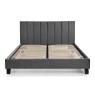 Julian Bowen Rosa Velvet Bed In A Box - Grey