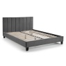 Julian Bowen Rosa Velvet Bed In A Box - Grey
