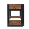 Julian Bowen Solomon Bunk Bed - Rustic & Black