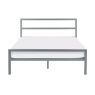 Julian Bowen Soto Metal Bedframe - Silver