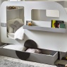 Julian Bowen Tourer Caravan Bed - Vapor Grey & White