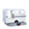 Julian Bowen Tourer Caravan Bed - Vapor Grey & White
