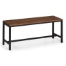Julian Bowen Tribeca Bench - Walnut