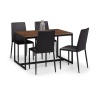 Julian Bowen Tribeca Dining Table - Walnut
