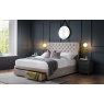 Julian Bowen Wilton Deep Button 4 Drawer Bedframe - Grey Linen