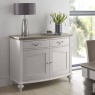 Downtown Montreal Narrow Sideboard - Grey Washed Oak & Soft Grey