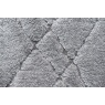 Mastercraft Mastercraft 014-0005/5181 Dune Shaggy Rug - Grey/Silver