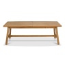 Brandon Rustic Oak 6-8 Seater Extension Dining Table