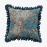 Morris & Co Bird Webbs Cushion 50cm - Blue