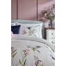 Laura Ashley Hawling Irises Duvet Cover Set - White/Purple