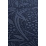 Laura Ashley Barley Embossed Cushion Midnight 50cm - Navy