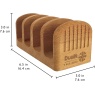 Dualit Dualit Wooden 4 Slice Toast Rack