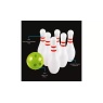 Golden Bear Glow Games Light-Up Bowling Set