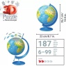 Ravensburger Ravensburger Children's World Map 3D 180 Piece Puzzle