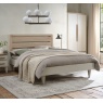 Bentley Designs Delta Scandi Oak & Soft Grey Slatted Bedstead