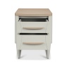 Delta Scandi Oak & Soft Grey 2 Drawer Nightstand