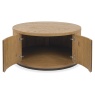 Bentley Designs Kingston Rustic Oak Round Coffee Table