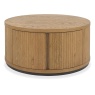 Bentley Designs Kingston Rustic Oak Round Coffee Table