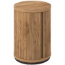 Kingston Rustic Oak Round Lamp Table
