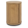 Bentley Designs Kingston Rustic Oak Round Lamp Table