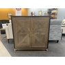 Bentley Designs Vancouver Fumed Oak Drinks Cabinet