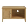 Downtown Hardwick Oak Small Media Stand