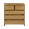 Hardwick Oak 2 + 3 Chest of Drawers