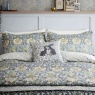 Morris & Co Kennet Indigo & Gold Cushion
