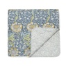 Morris & Co Kennet Indigo Gold Throw