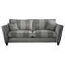 Parker Knoll Parker Knoll Harlow Grand Formal Back Leather/Fabric Sofa