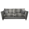 Parker Knoll Parker Knoll Harlow Grand Formal Back Leather/Fabric Sofa