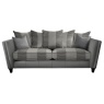 Parker Knoll Parker Knoll Harlow Grand Pillow Back Leather/Fabric Sofa