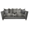 Parker Knoll Parker Knoll Harlow Grand Pillow Back Leather/Fabric Sofa