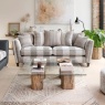 Parker Knoll Parker Knoll Harlow Large 2 Seater Pillow Back Leather/Fabric Sofa