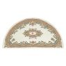 Melrose Interiors Melrose Royal 69x137cm Half Moon Rug - Cream/Beige