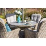 Hartman Hartman Eton 4 Seat Dining Set With Parasol & Base - Beech