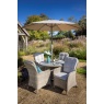 Hartman Hartman Eton 4 Seat Dining Set With Parasol & Base - Beech