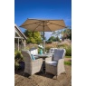 Hartman Hartman Eton 4 Seat Dining Set With Parasol & Base - Beech