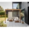 Norfolk Leisure Norfolk Leisure Royce Cube Gazebo 3m x 4m - Wood Look Aluminium