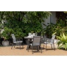 Lifestyle Garden Lifestyle Garden Urbanite 4 Seat Round Dining Set - Dark Grey