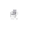 Lifestyle Garden Lifestyle Garden Urbanite 4 Seat Round Dining Set - Dark Grey